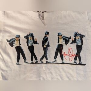 Michael Jackson Moonwalk Memorial TShirt Women's Sized Small Extra Small